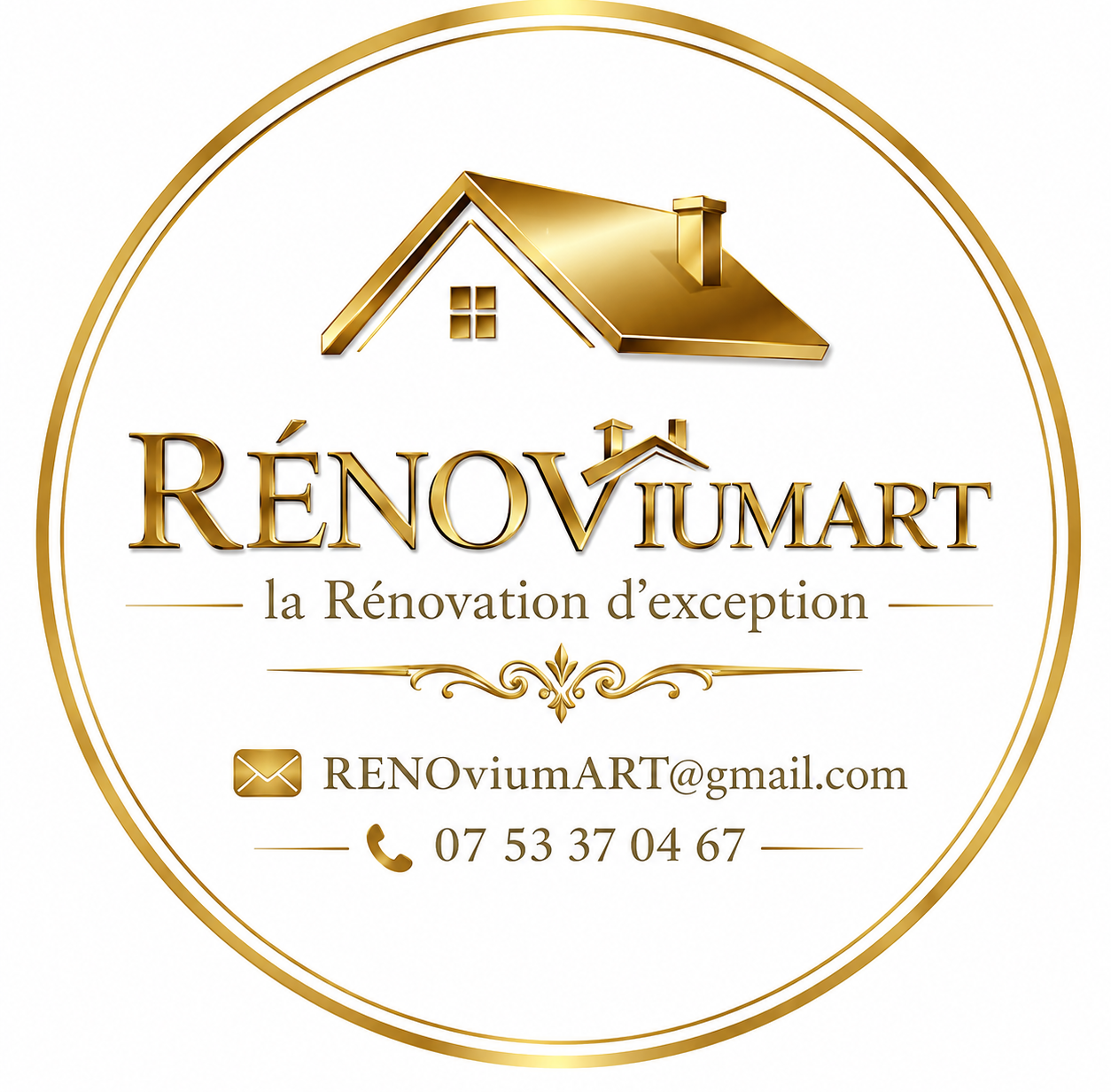 Renovium Art Rénovation Logo